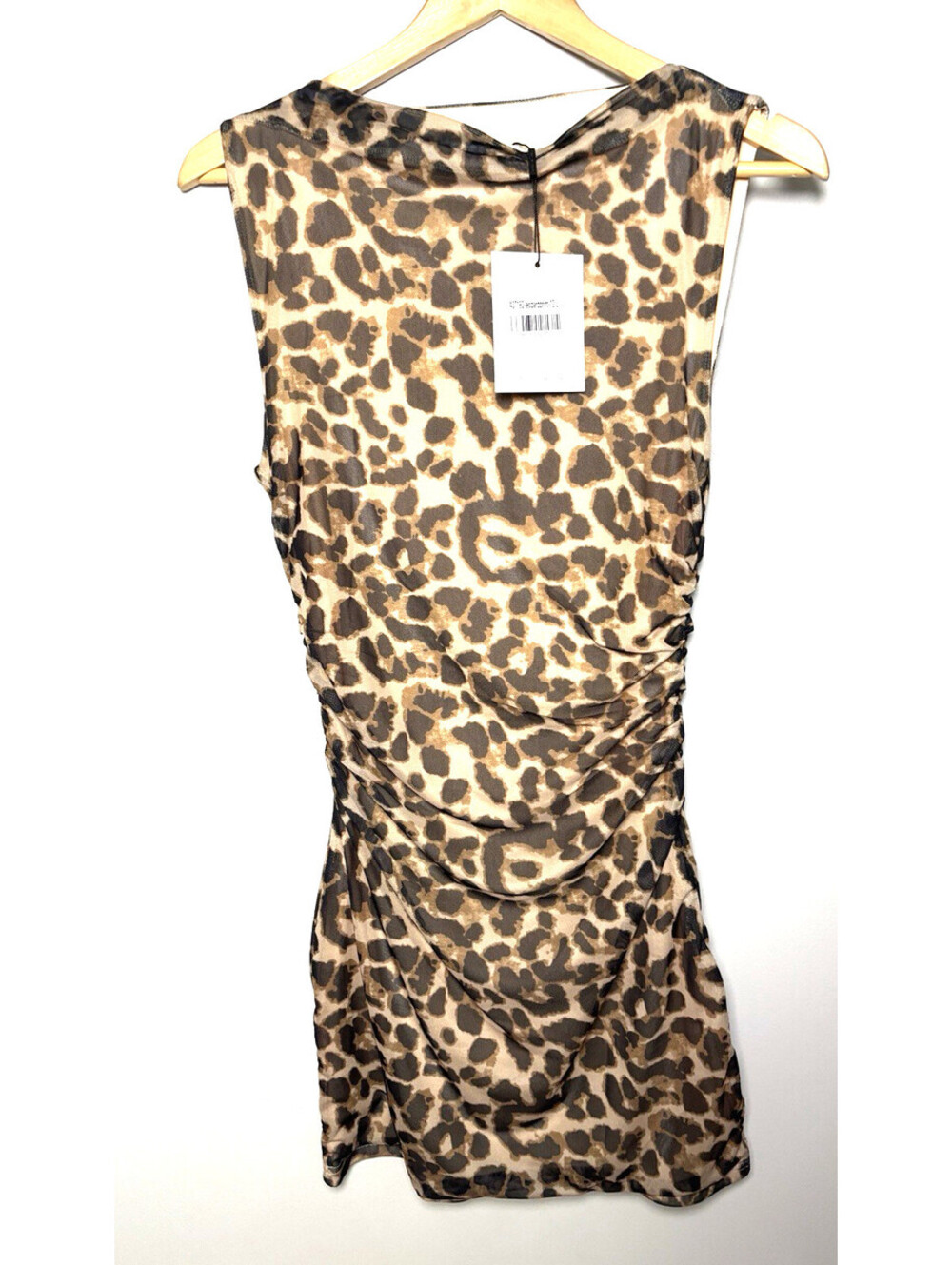 Hello Molly Leopard Print  Mini Dress Sleeveless Size 8 NWT